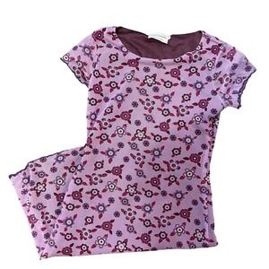 Vintage Y2k Mesh Floral Dress (S-M) Cottage Ballet Lettuce Hem